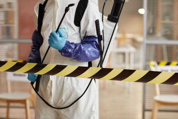 Professional Biohazard Cleanup technician working in Rockville, MD